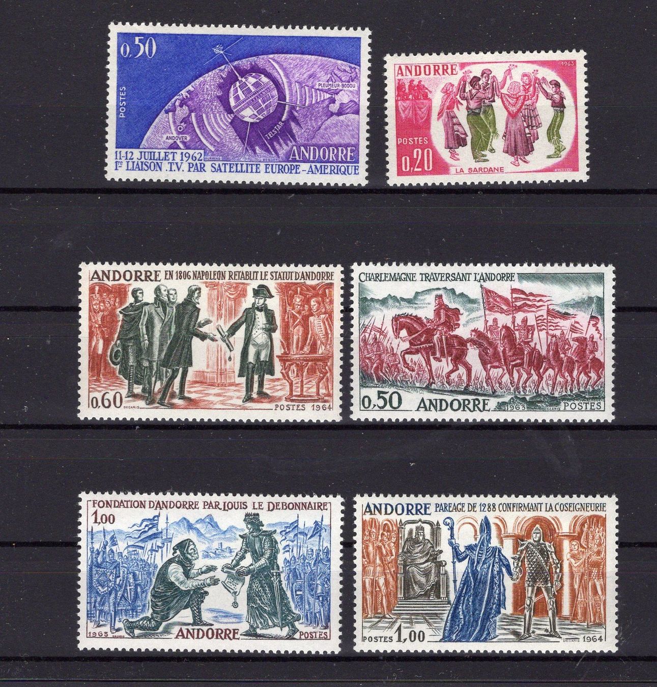 Tutti i francobolli: R5054  /  ANDORRE 1962-1964 – Nuovo (secondo la descrizione) da Ste-Croix venduto da MONT-TAGNAC