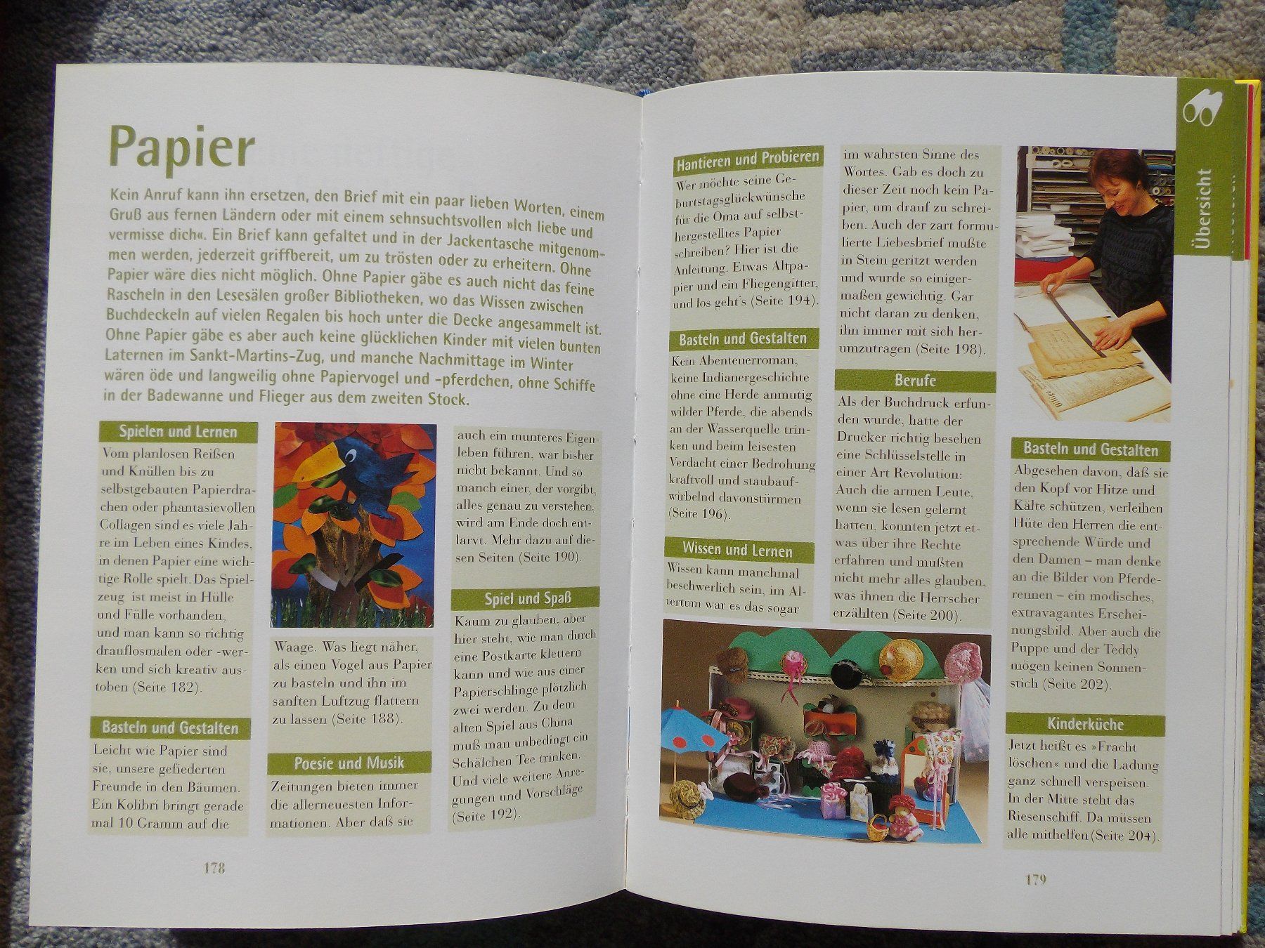 Libri: Das grosse Spiel- und Bastelbuch – Usato da Uster venduto da urs_75by 5