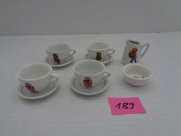 4Tassen 10-teilig Puppenstube 50er Jahre
