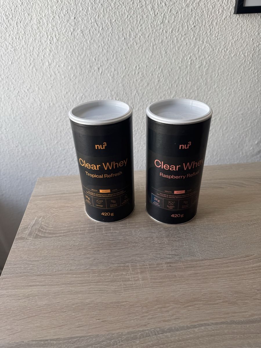 Nu3 Cibi & Specialità: 2x Clear Whey von nu3 – Usato da Basel venduto da dom_wy8b