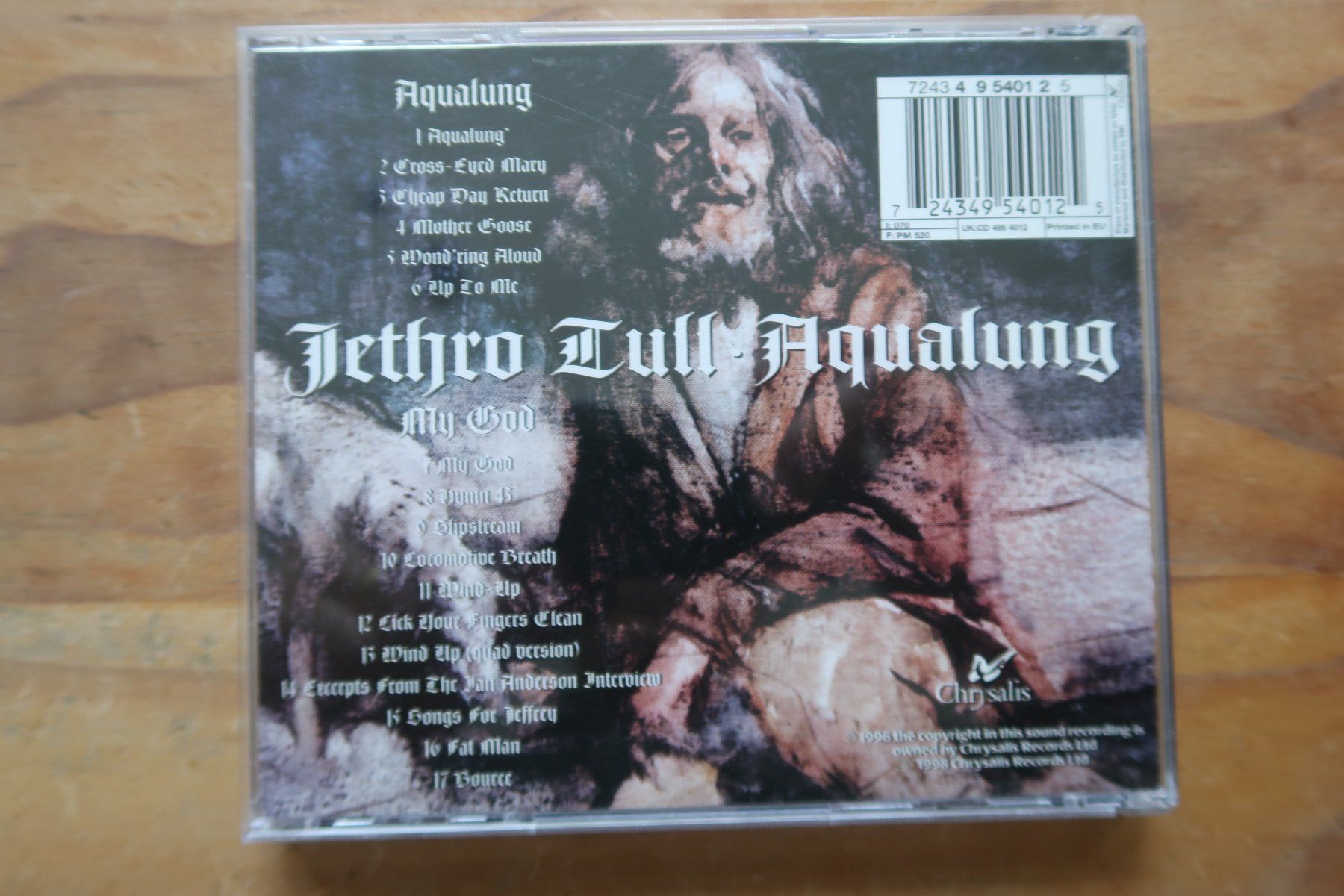 CD: JETHRO TULL - AQUALUNG - Bonus Tracks CD – Usato da Basel venduto da Patiscat 1