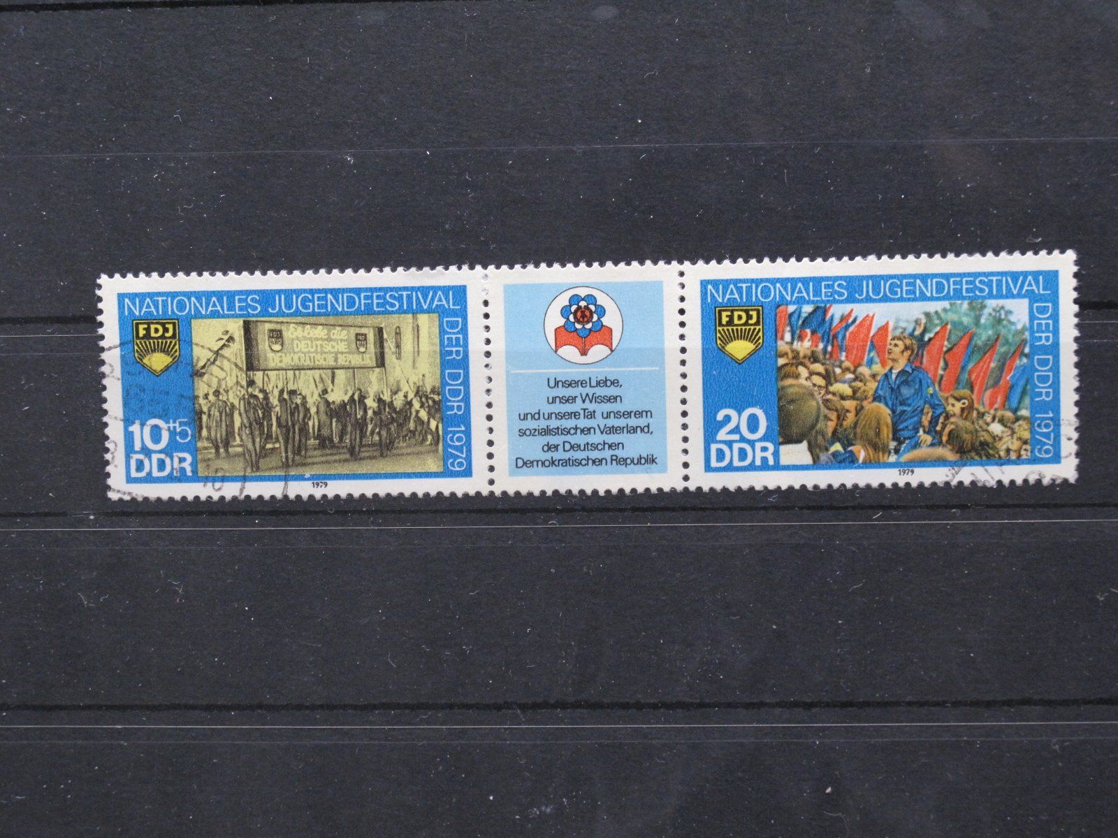 Tutti i francobolli: DDR 1979 Jugendfest gest – Usato da Wil SG venduto da fva01