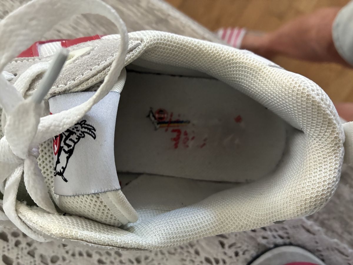 Hummel Scarpe da uomo: Sneakers Hummel weiss/rot Grösse 41 – Usato da Zürich venduto da Msirco 2