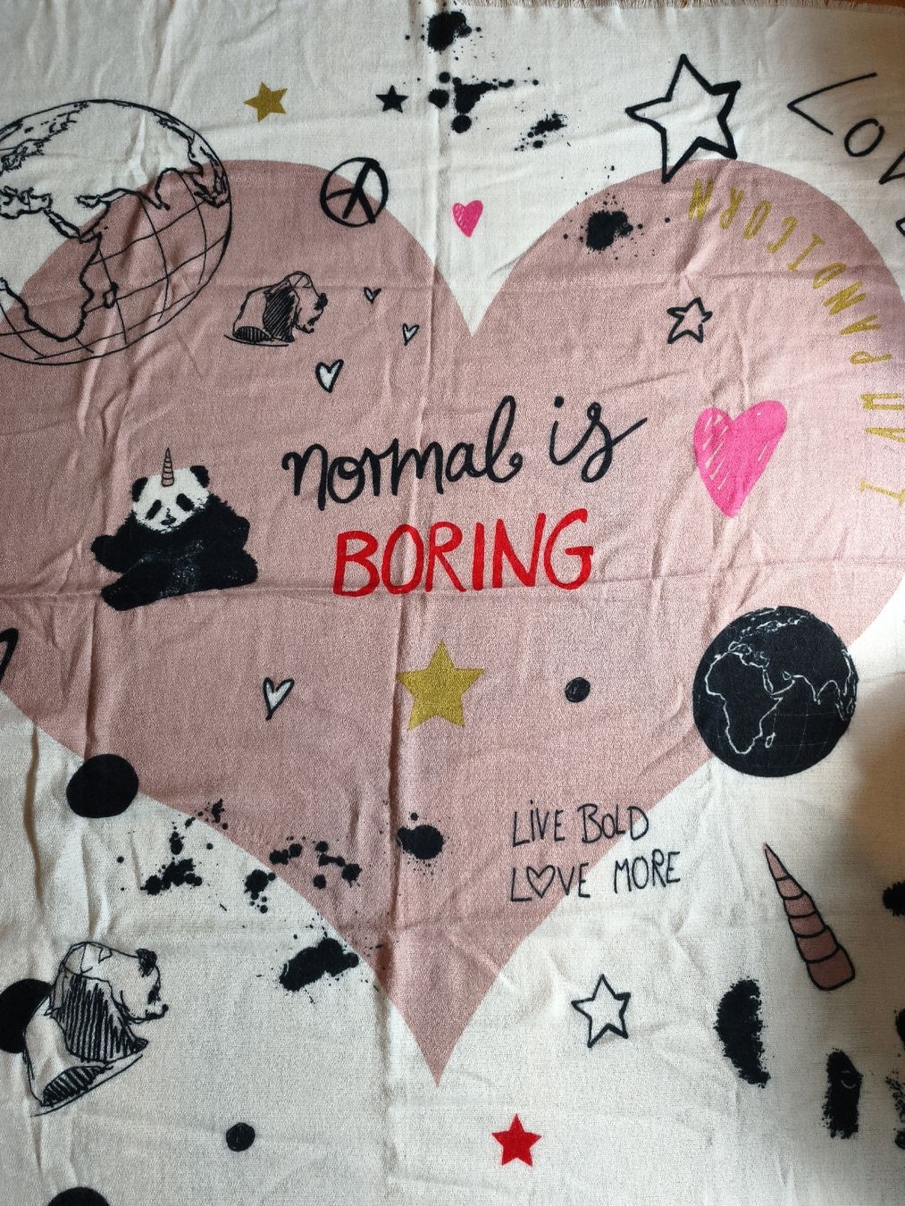 Codello Foulard & Sciarpe: Schal "Normal is boring" Codello wie neu – Nuovo (secondo la descrizione) da Zürich venduto da ant_5rjb 1
