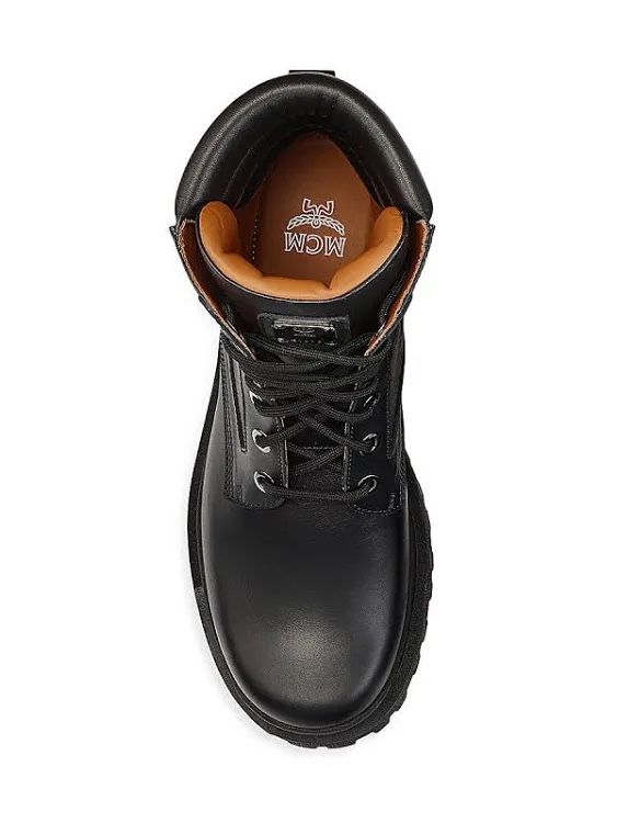 Mcm Scarpe da uomo: MCM Visetos Boots in Calf Leather Gr. 41 – Nuovo (secondo la descrizione) da Zürich venduto da han_pz5r 5