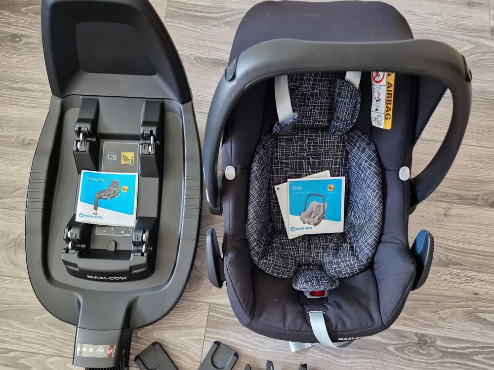 Autokindersitz Maxi Cosi Rock mit Familyfix 3 | Kaufen auf Ricardo