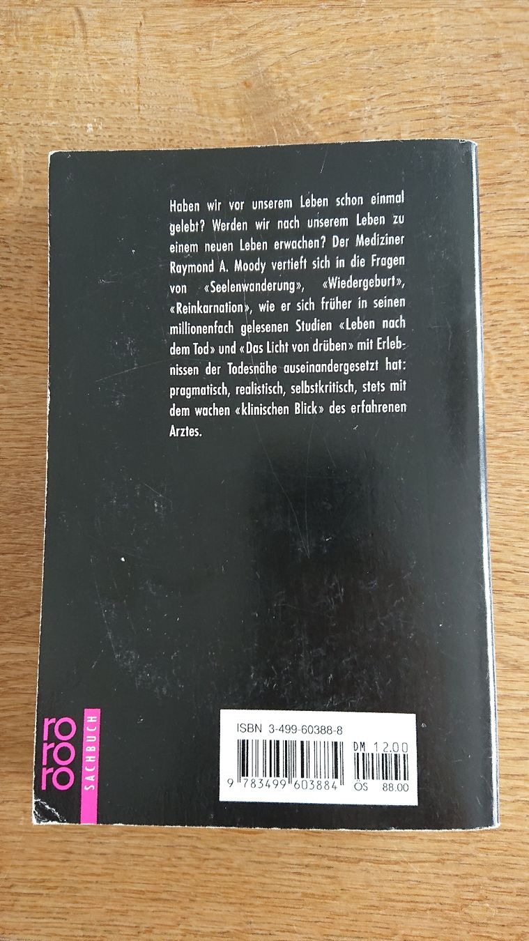 Libri: Leben vor dem Leben - Raymond Moody – Usato da Bönigen venduto da Mis1513 1
