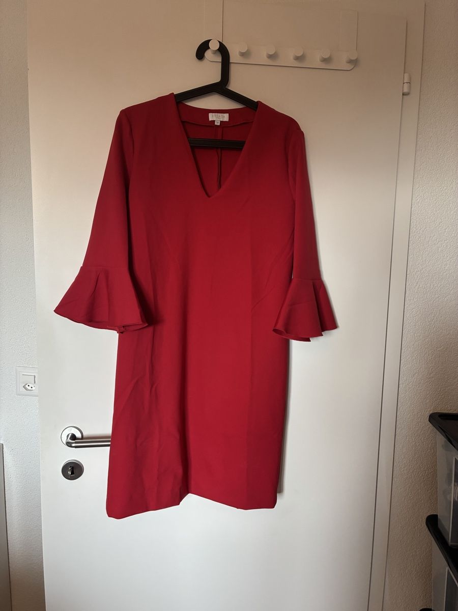 Escada Vestiti: Rotes Escada Sport Kleid, Gr. 38  – Usato da Wädenswil venduto da Gilmored83