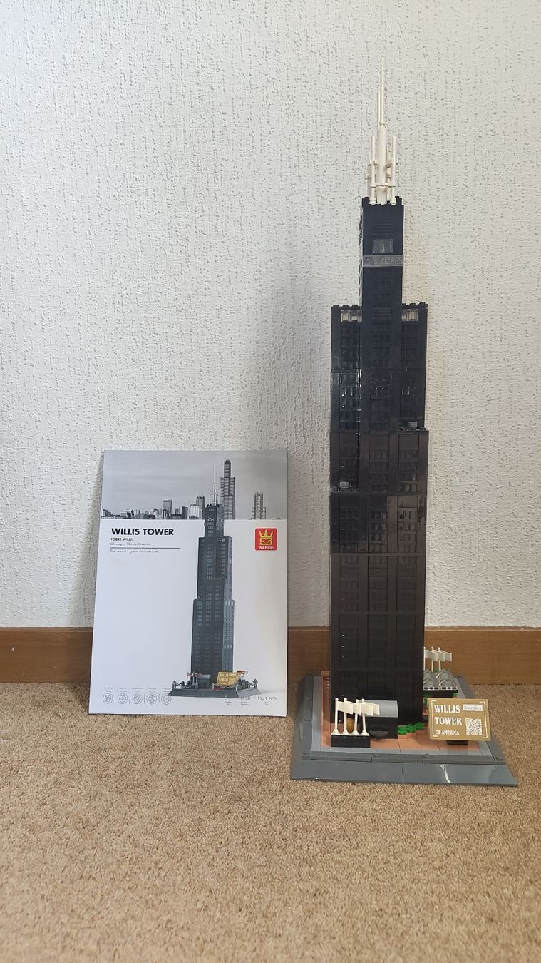 Kit di costruzioni: Wange 5202 Willis Tower Chicago Building Blocks Set 1241 stk – Usato da Glattbrugg venduto da har_jgc7