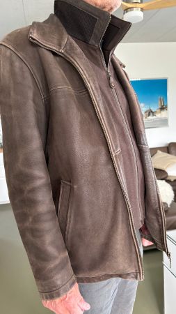 Daytona Lederjacke Herren braun Groesse L guter Zustand