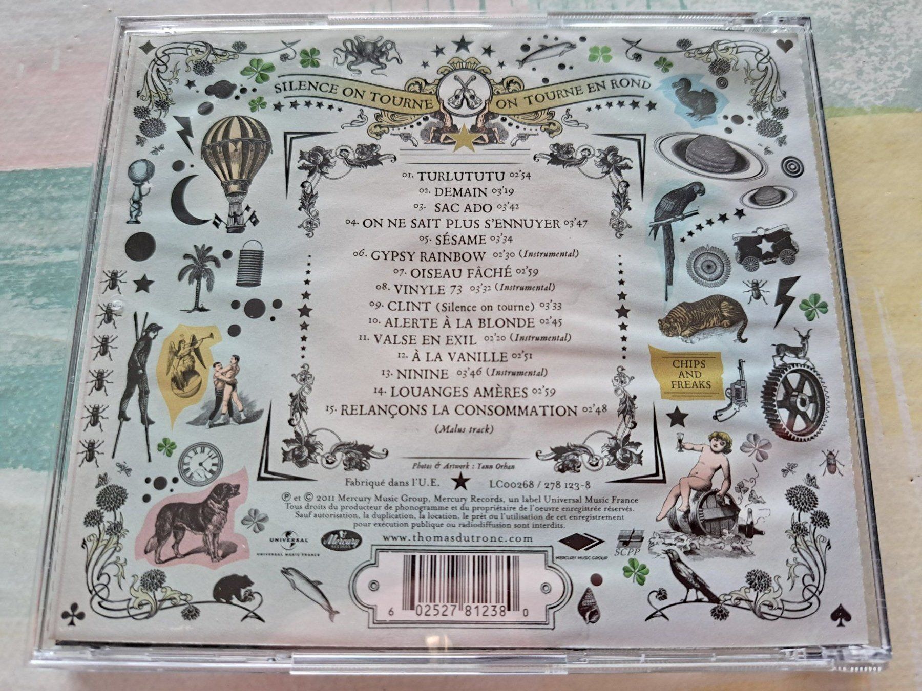 CD: Cd Thomas Dutronc - Silence on tourne en rond – Usato da Pully venduto da bro_n52j 1