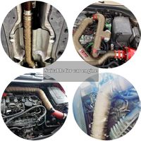Hitzeschutzband mit Kabelbinder ür Motor