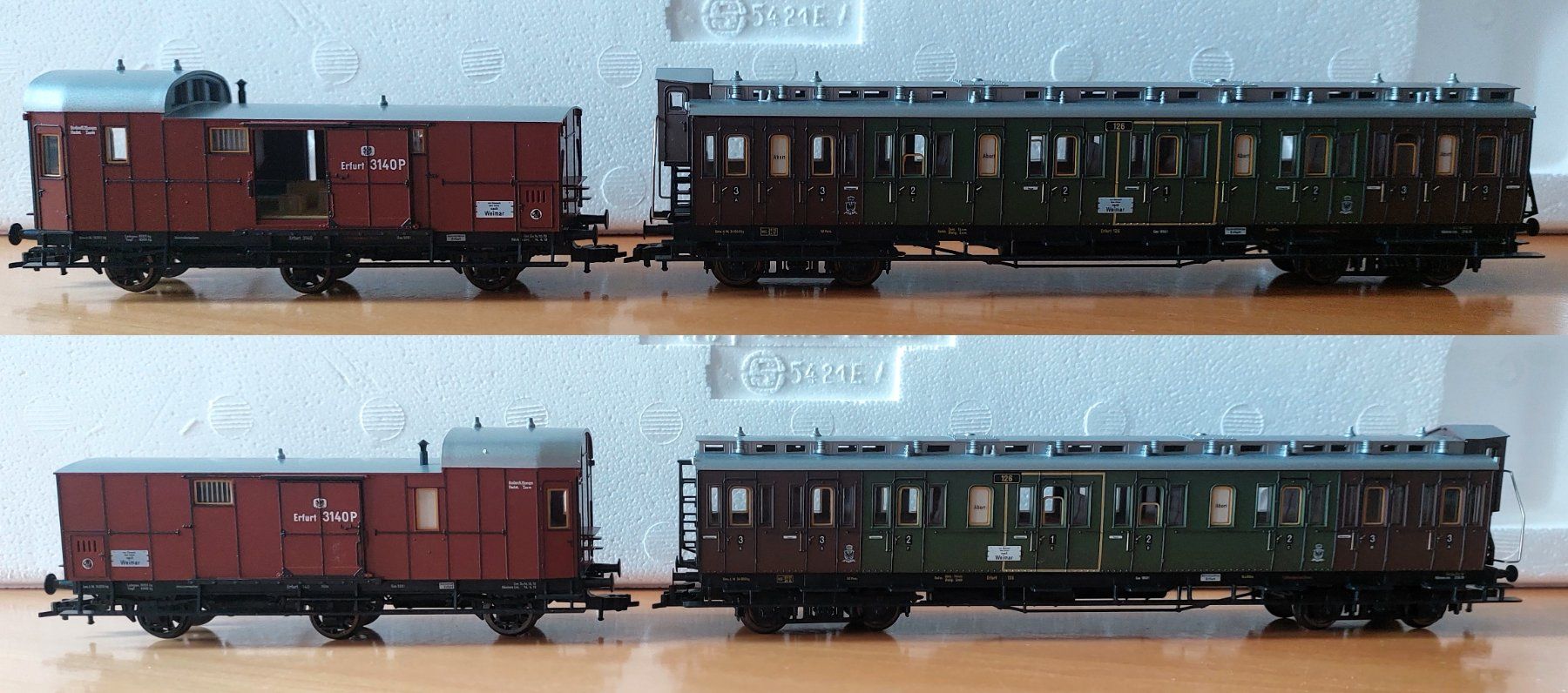 Fleischmann Modelleisenbahnen: Fleischmann 4890 - Dampfzug mit T18 der K.P.E.V. – Neu (gemäss Beschreibung) aus Rotkreuz von MOBAHN-1zu87 4
