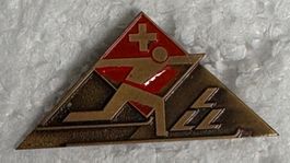 Schweizer Skilehrer Abzeichen, Vintage Winter-Sammlerstück