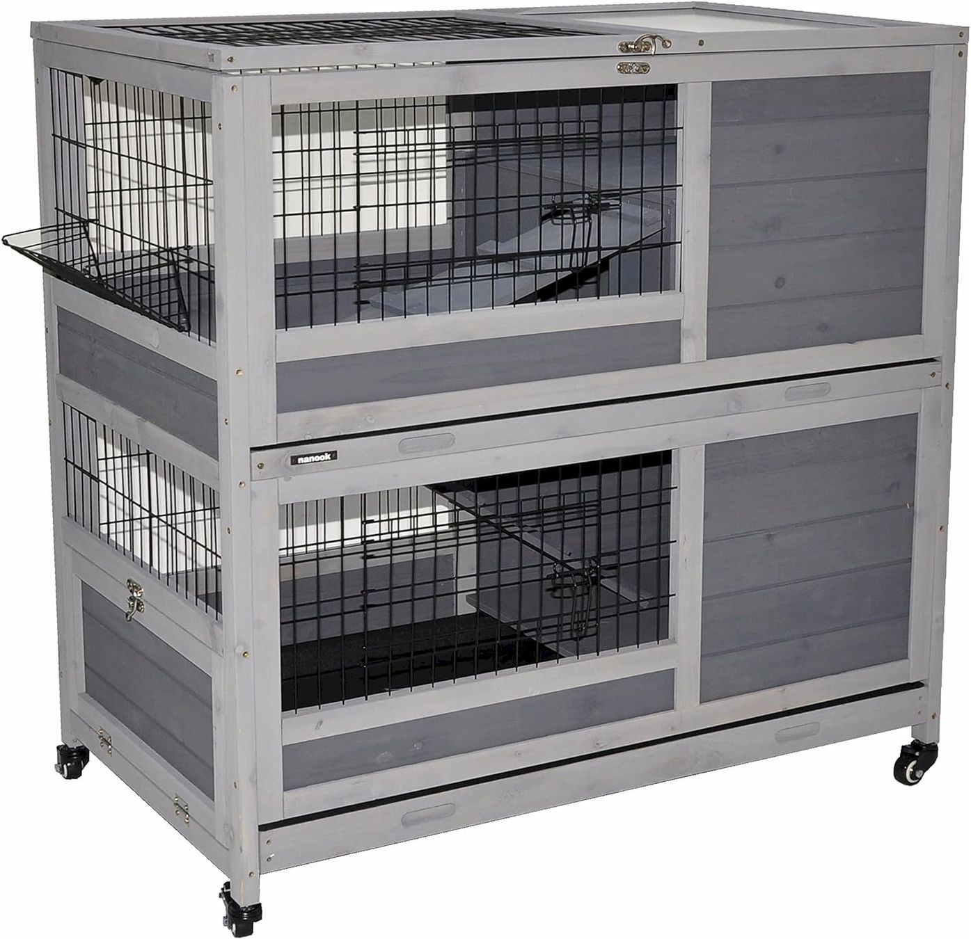 Cages, transport & sécurité: Indoor Kleinstierstall Belinda grau – Neuf avec emballage d'origine à Bottighofen par zaap 2