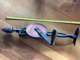 Antiker Handbohrer, Nostalgie, Deko, Vintage, Rarität.