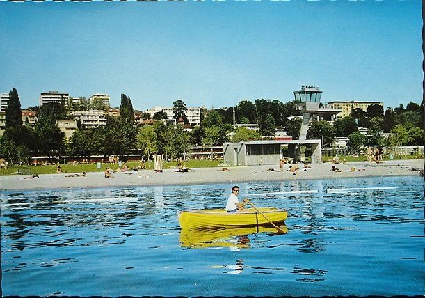 Cartoline postali: OUCHY LAUSANNE Bellerive-Plage – Nuovo (secondo la descrizione) da Jona venduto da philajona