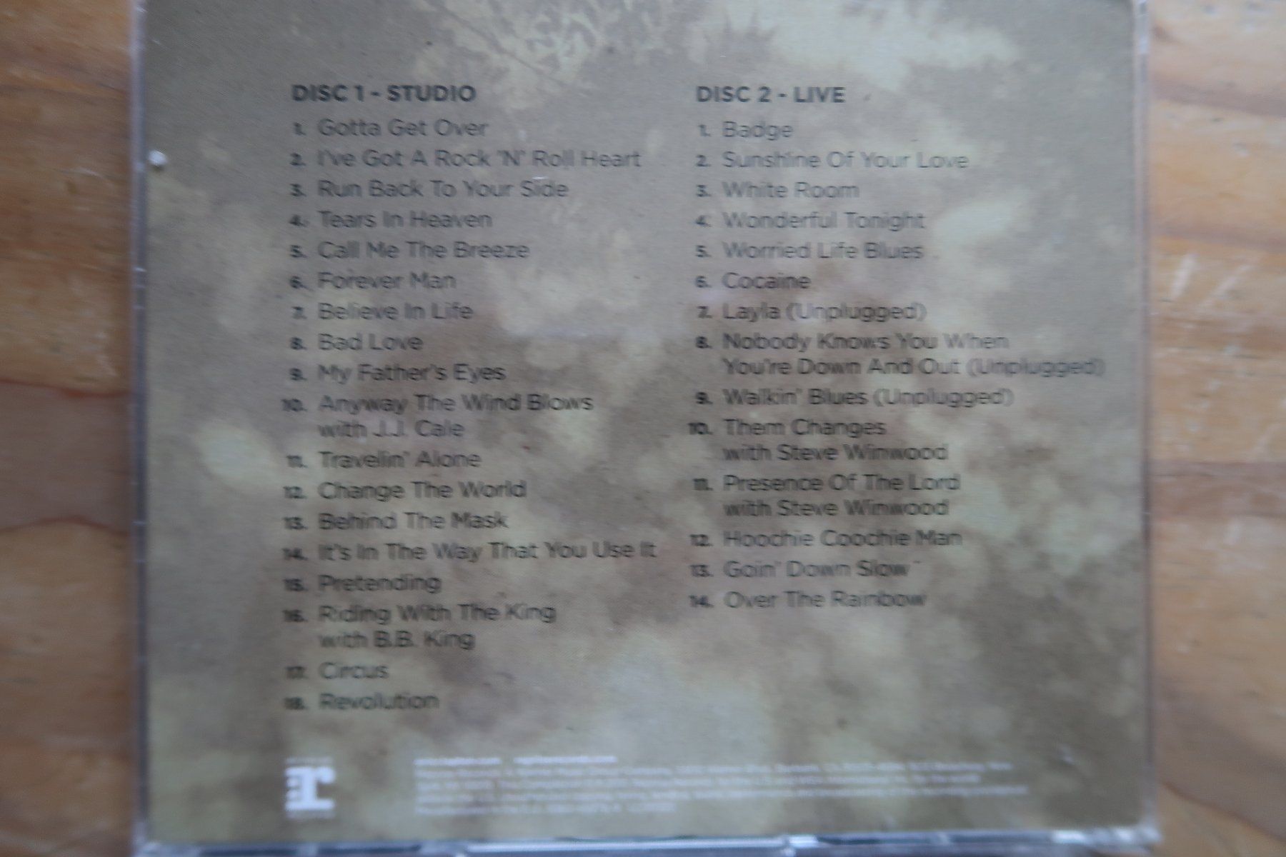 CD: ERIC CLAPTON - FOREVER MAN - BEST OF - 3x CD – Usato da Basel venduto da Patiscat 2