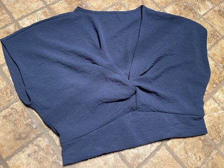 Top blu taglia M - Nuovo-chic e elegante