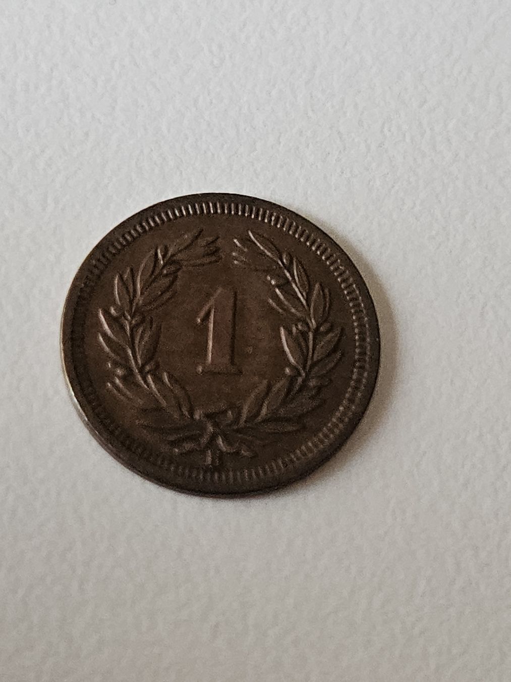 Tutti le monete: 1 Rappen 1868 – Usato da Pfäffikon ZH venduto da Melibol 1