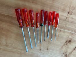 Schraubenzieher Set 10 teilig Chrom Vanadium Schlitz
