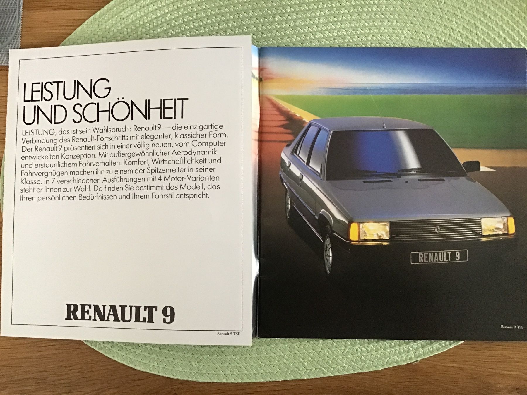 Renault Documenti: Renault 9 Verkaufsprospekt 36 Seiten – Usato da Scherzingen venduto da Starseller62 1