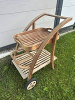 Outdoor serving trolley wood TCM 🤎 Barwagen Garten Holz