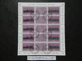 CH 1982 Nr. 668/69 Kleinbogen gestempelt