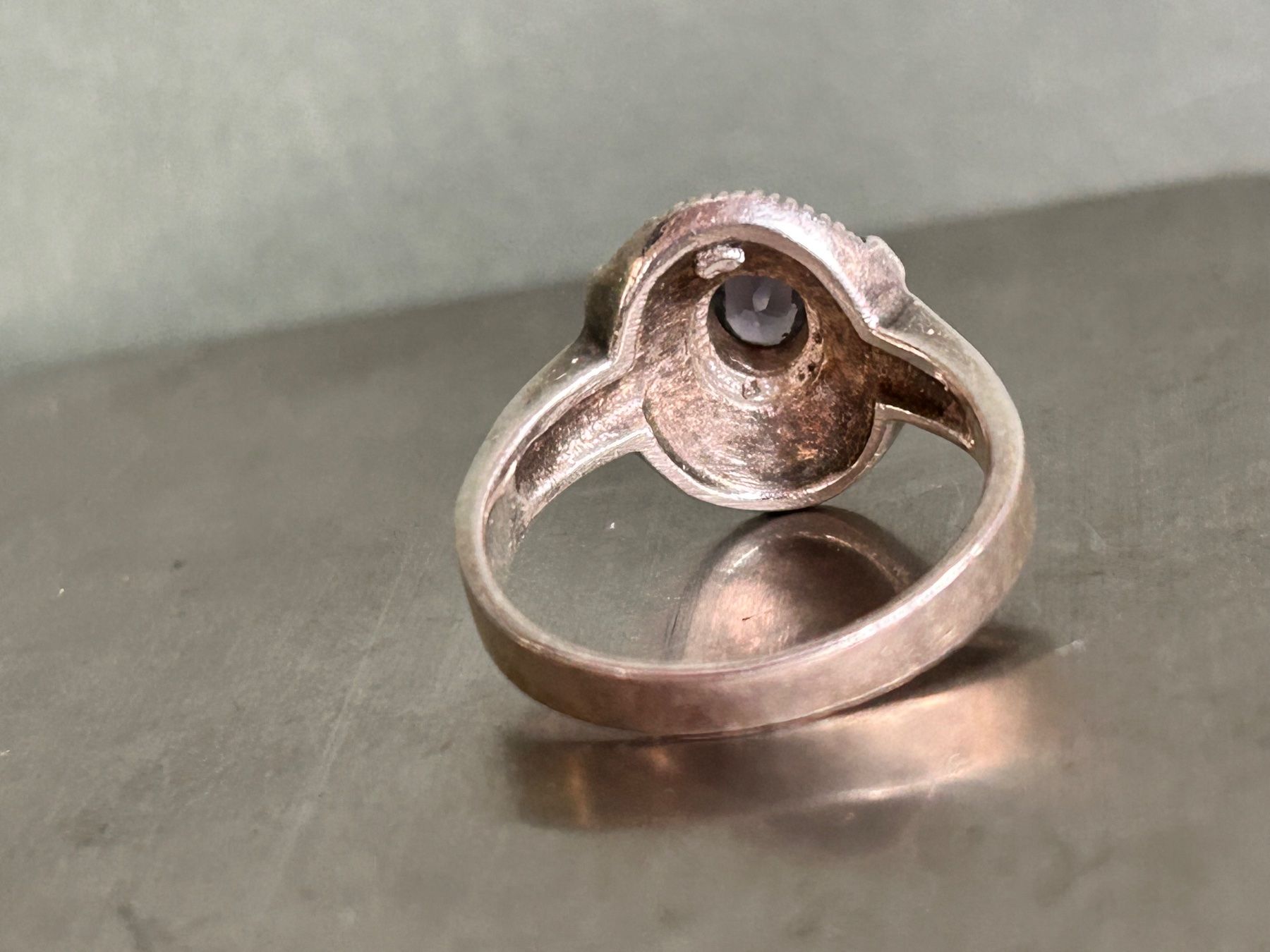 Anelli: Silberring Amethyst/Pyrit (55) – Usato da Dittingen venduto da Bellevista 9