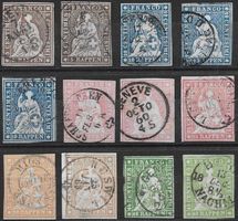 LOT Strubel o D + G Ausgaben saubere Stempel selten ab 1.-