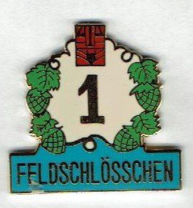 Feldschlösschen Plaketten & Abzeichen: Feldschlösschen Bier Nr. 1 – Gebraucht aus Hinterkappelen von Schampus