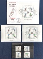 1982 Spanien WM82’ Fussball FDC + Block **und ET + Satz **