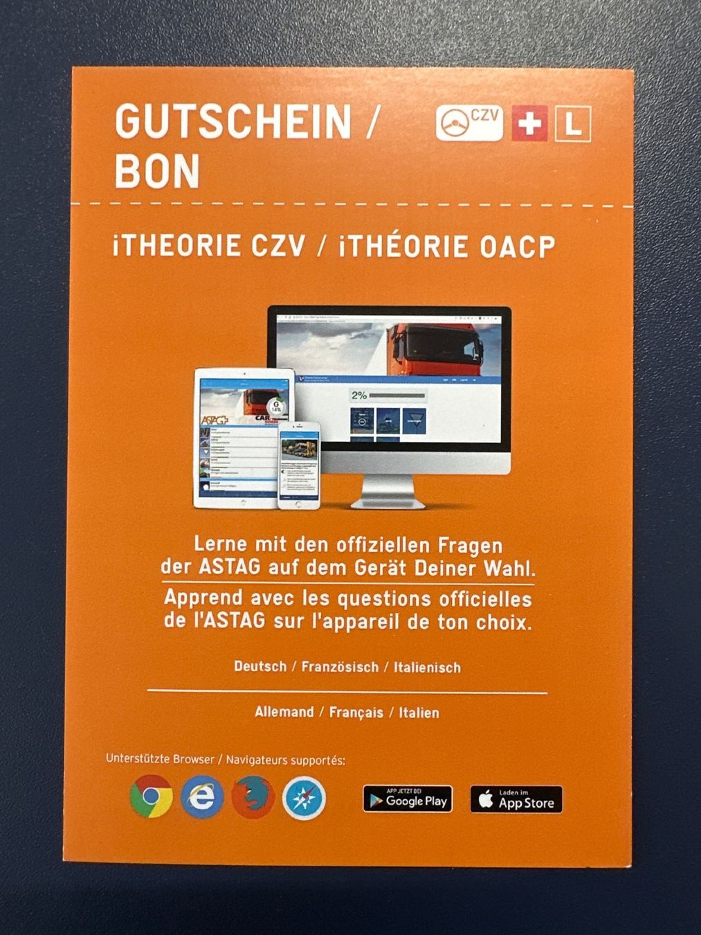 Software: Fahrschule Lernsoftware CZV iTheorie – Neu und originalverpackt aus Affoltern am Albis von chreche