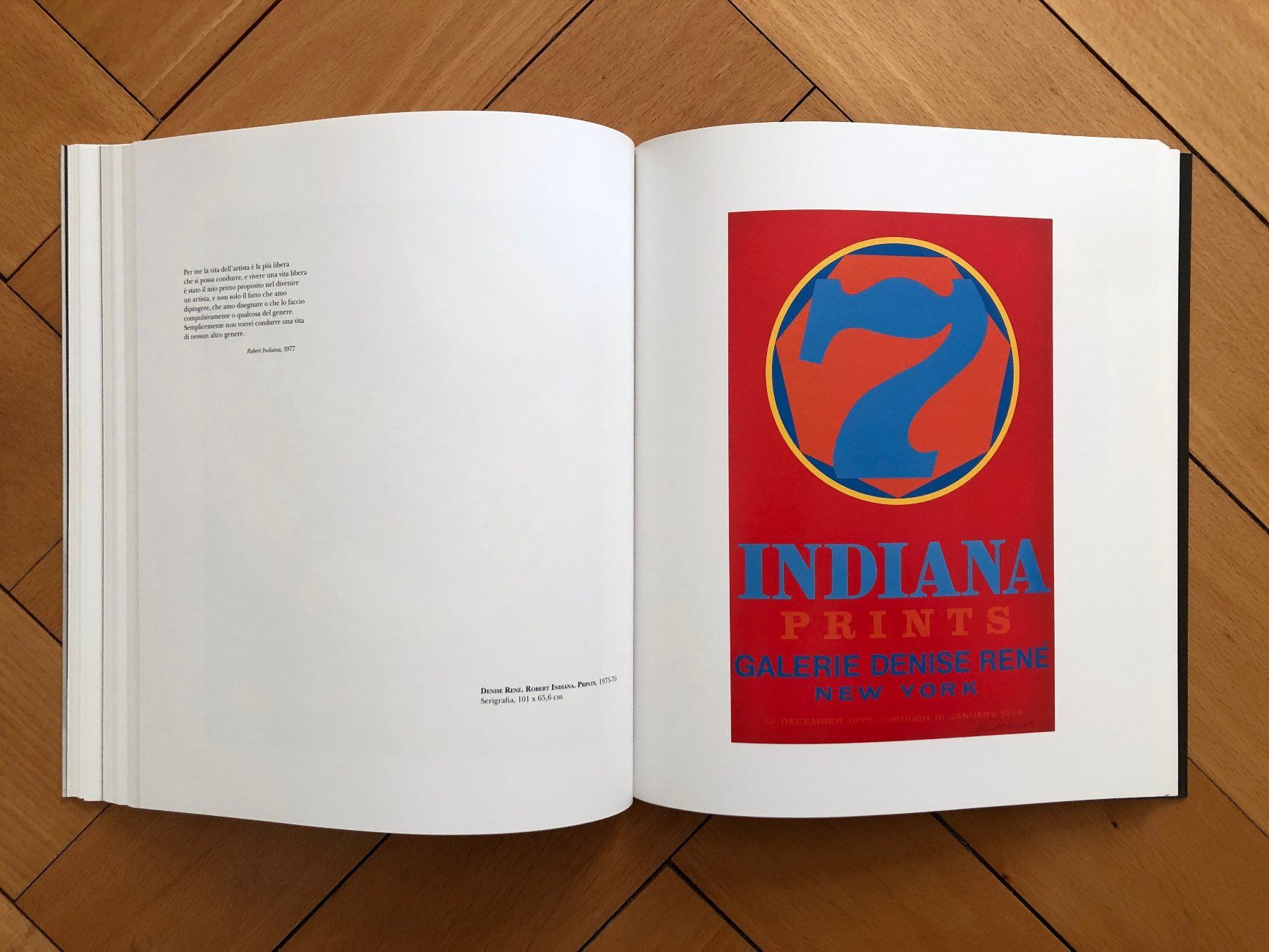 Libri: Kunst Buch: ROBERT INDIANA – Usato da Lugano venduto da gio.yo 7