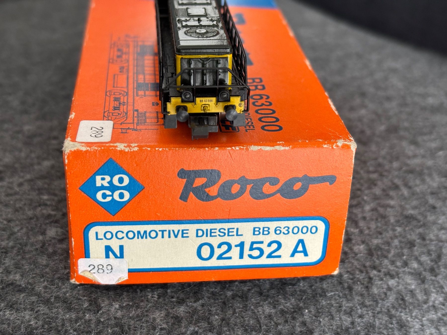 Roco Modellini di ferrovie: Roco 2152 A Dieselok BB63998 SNCF – Nuovo (secondo la descrizione) da Hauterive NE venduto da eriamch 5