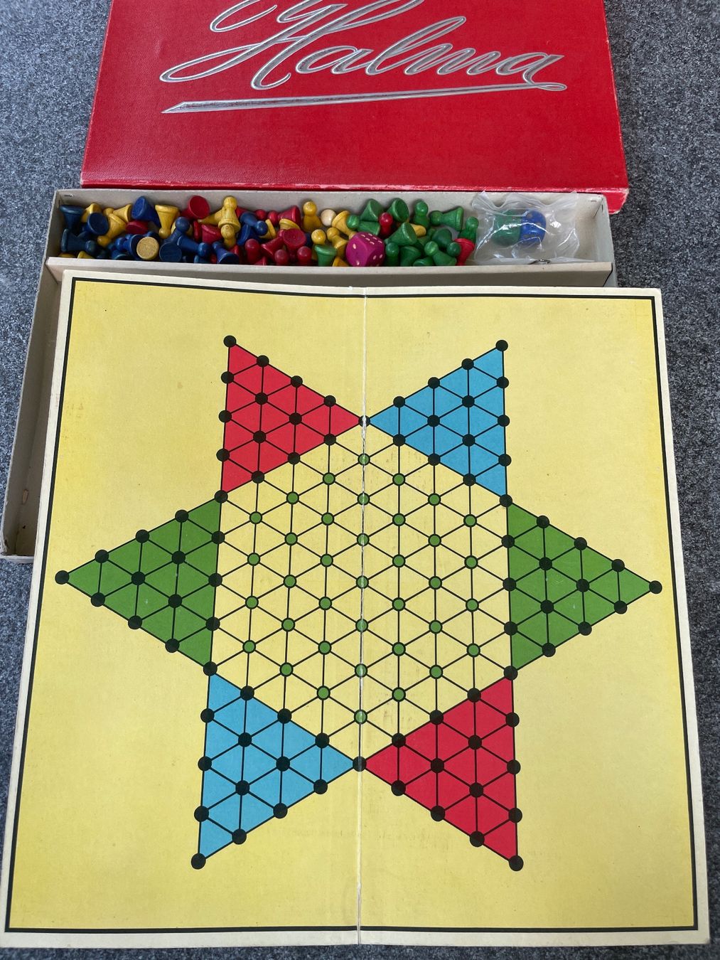 Giochi: Antikes Spiel Halma – Usato da Winterthur venduto da cheerio97 2
