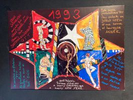 Schweiz 1993 Weihnachten Kunst-Karte Rolf Knie Satz Zirkus