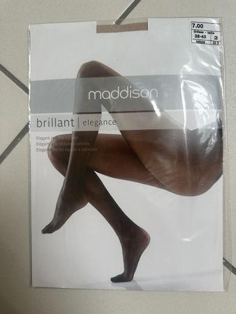 Maddison Brilliance Strumpfhose beige Grösse 2 neu