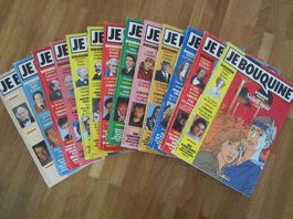 Lot de 13 livres "Je bouquine" de 08.1988 à 12.1989