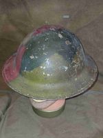 Stahlhelm US 1917 erster Weltkrieg in Tarnfarbe