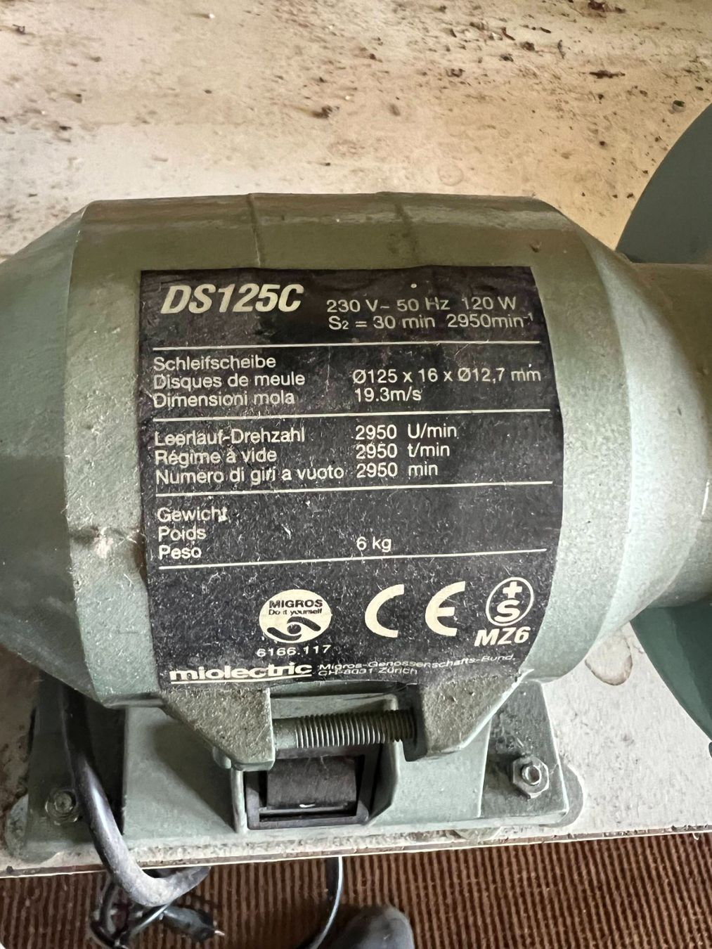 Smerigliatrici & Lucidatrici: Miolectric Bosch Doppelschleifer DS125C – Usato da Zürich venduto da LionCo 2
