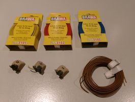 StarRecordsGmbH: Märklin 3 × 8931 Prellbock + Kabel