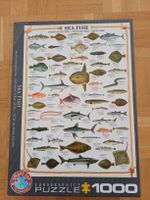 Puzzle "Salzwasserfische" - 1000 Teile - neuwertig