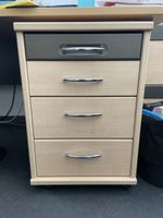 GRATIS Rollcontainer mit 4Schubladen Holzoptik guter Zustand