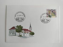Ersttagsbrief Vogthaus Oberrohrdorf 1989 Pro Patria Schweiz