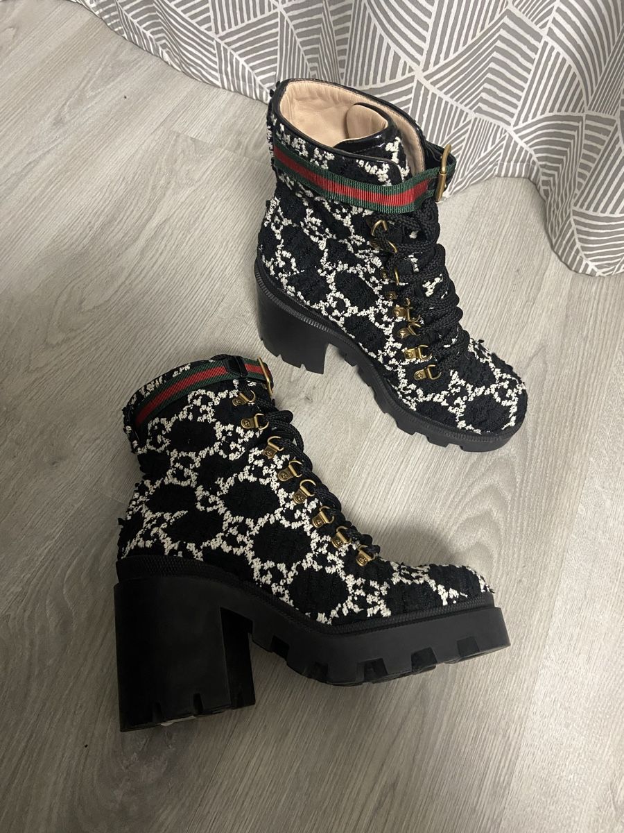 Gucci Damenschuhe: Botte Gucci noir taille 40 – Gebraucht aus Montreux von Perledor 5