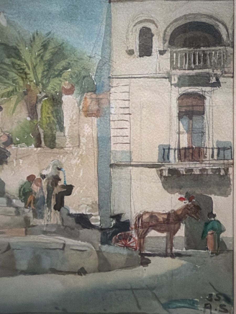 Dipinti: Gemälde, August Schmid, 1935. – Usato da Biberist venduto da Momo33 3