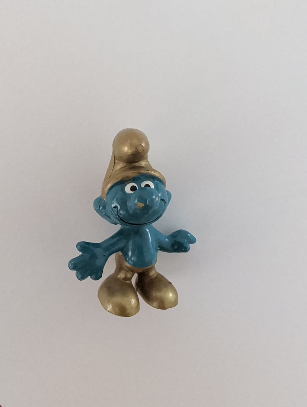 Schleich Figuren: Gold Schlumpf Modell Nummer 20005 – Gebraucht aus Rheinfelden von asm_197Id