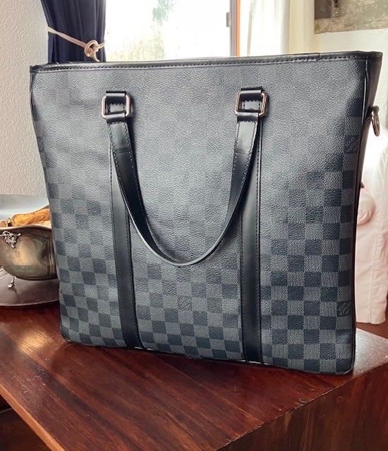 Louis Vuitton Borse: LOUIS VUITTON TADAO PM Damier Graphite – Usato da Wolfhausen venduto da samcun