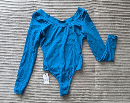 ​🏷️ Anti-Flirt Paris Langarm-Body / Off-Shoulder (2) Petrol